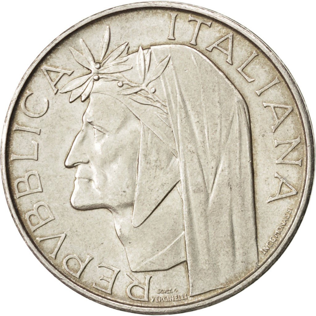 ITALY, 500 Lire, 1965, Rome, KM #100, AU(55-58), Silver, 29.3, 11.01