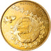 Frankrijk, 1/4 Euro, Children's Euro Design, 2002, Paris, UNC, Aluminum-Bronze