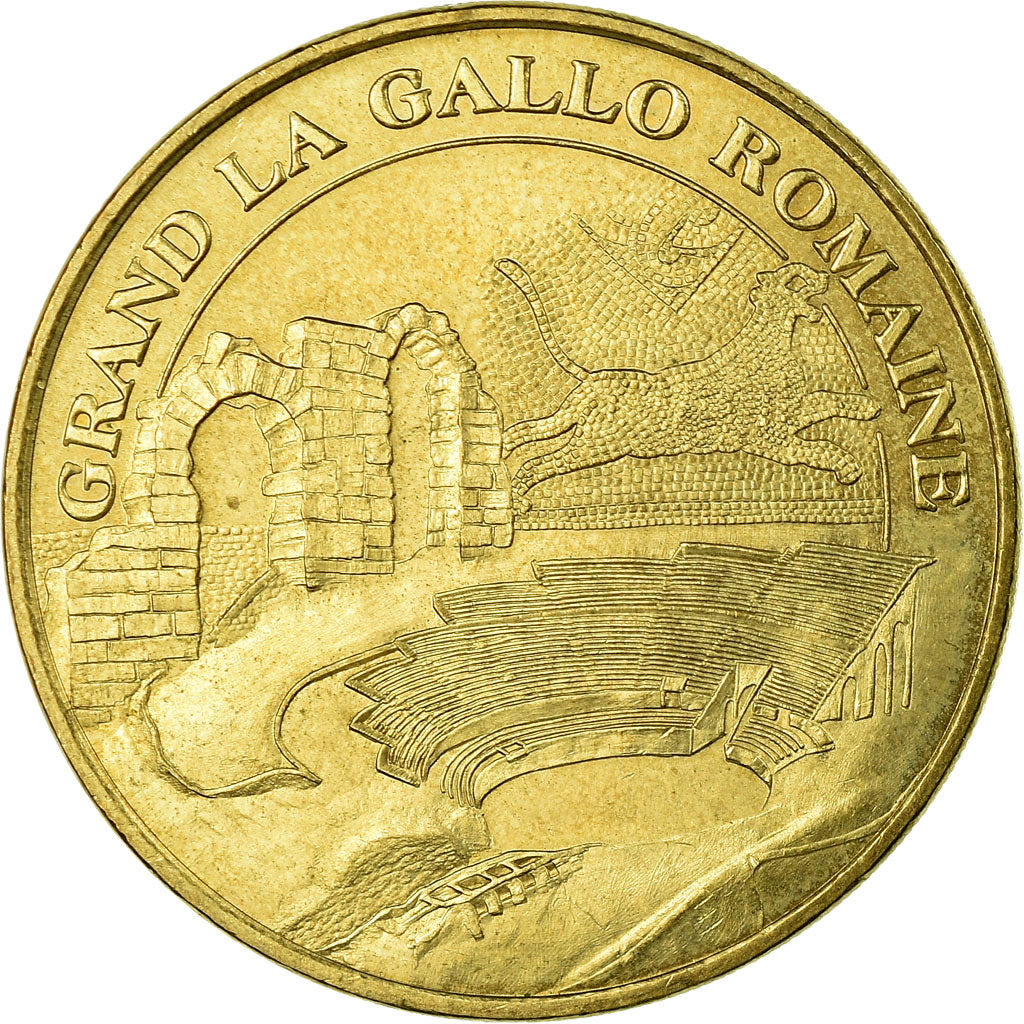 Francia, Token, Jetón turístico, Grand la Romaine, Arts & Culture, 2006