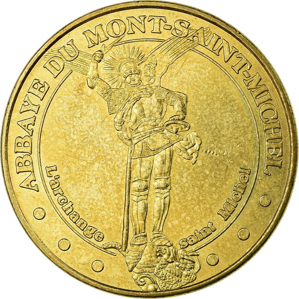 France, Token, Touristic token, le Mont-Saint-Michel - n°5 - l'Archange, Arts &