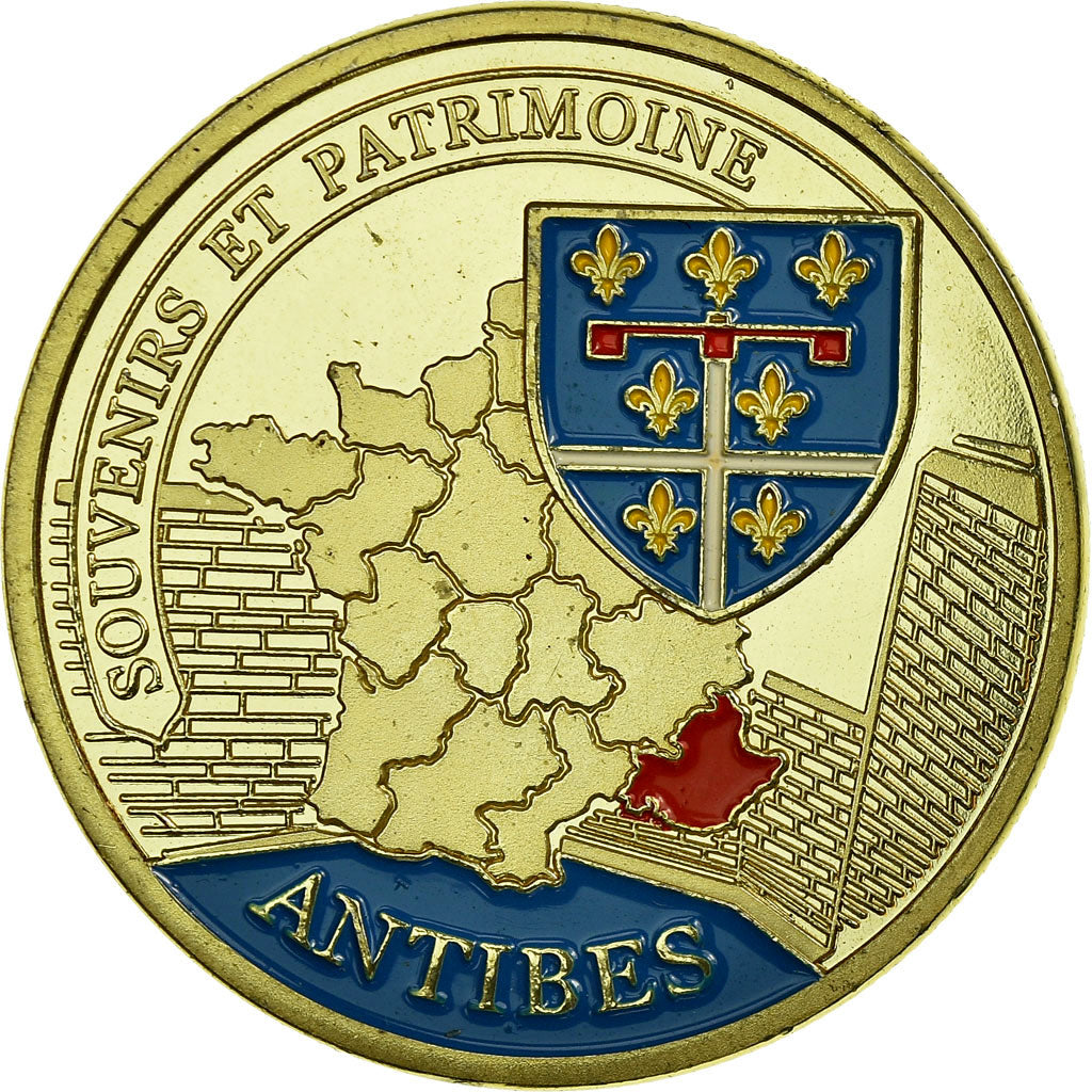 França, Token, Token turístico, 06/ Antibes - Les remparts de la vieille