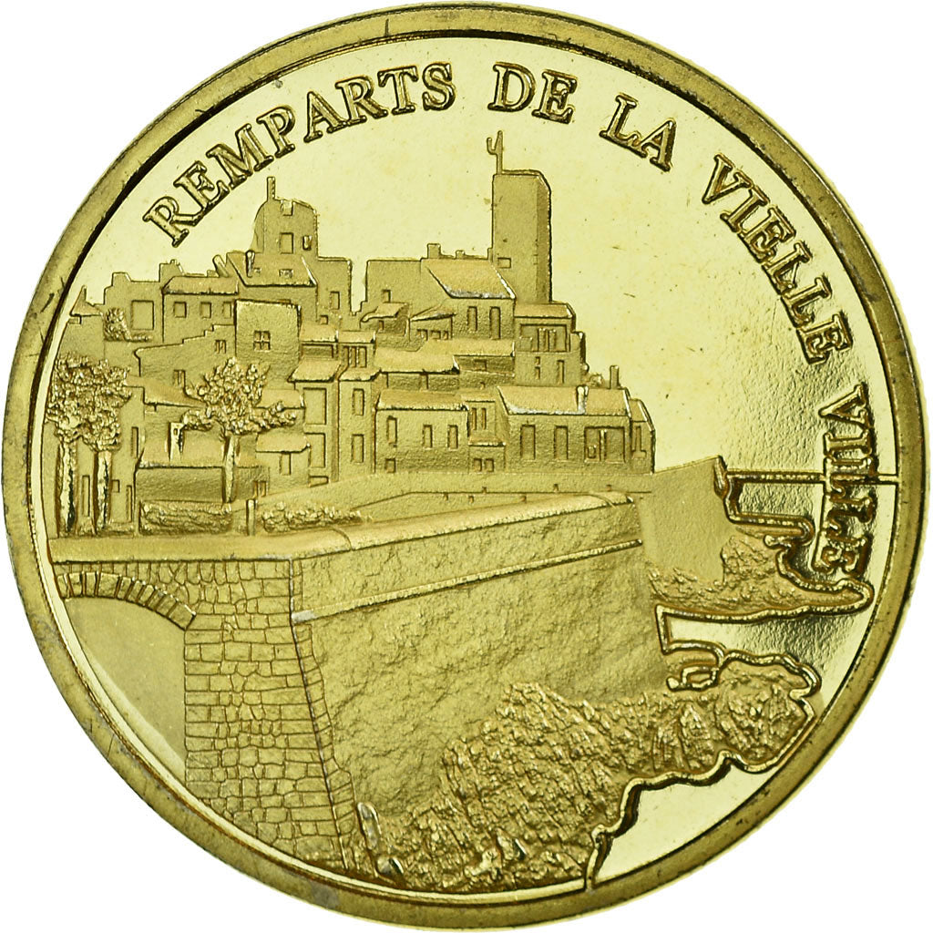 França, Token, Token turístico, 06/ Antibes - Les remparts de la vieille