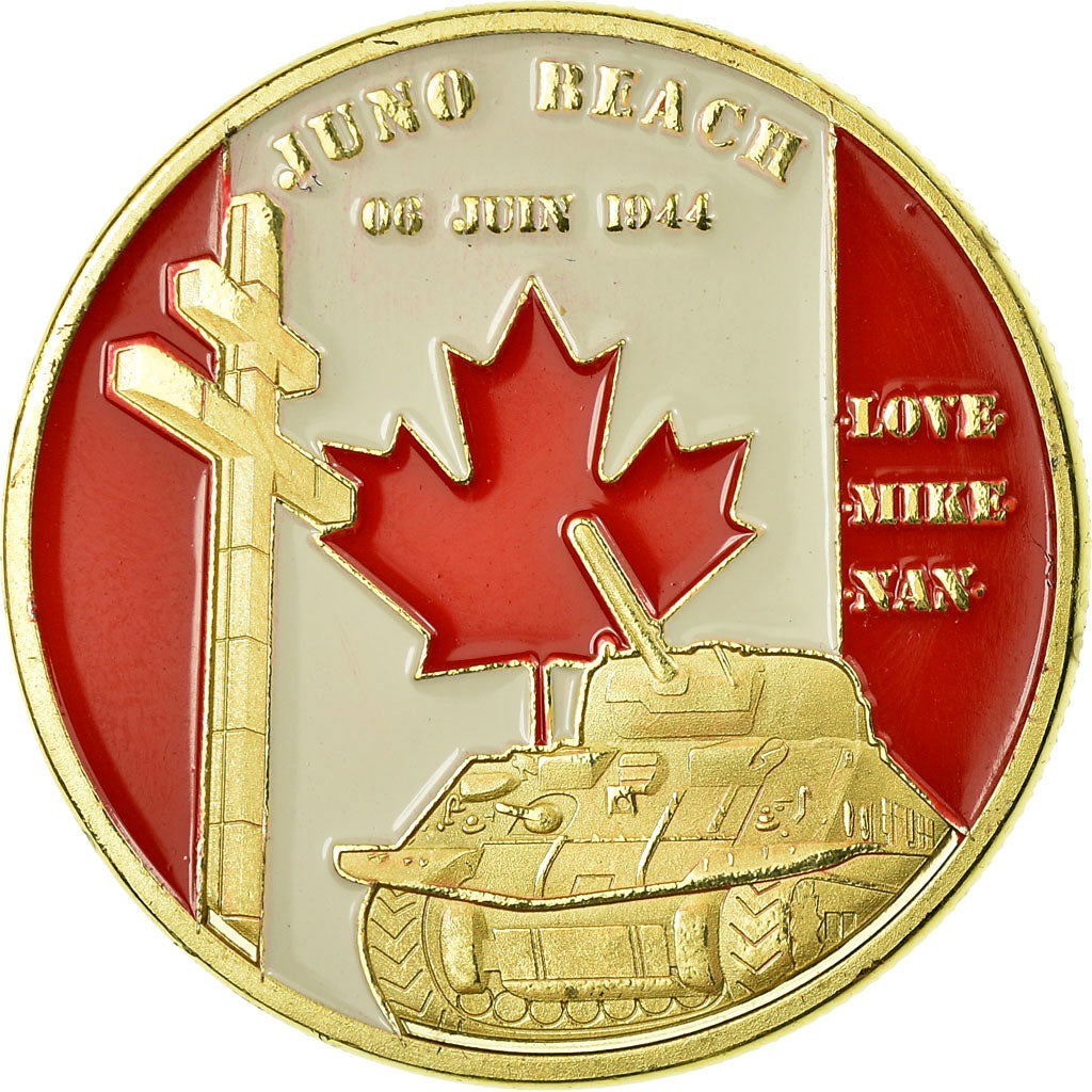 France, Token, Touristic token, Normandie - Débarquement allié - Juno Beach