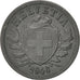 SWITZERLAND, 2 Rappen, 1946, Bern, KM #4.2b, AU(55-58), Zinc, 20, 2.38