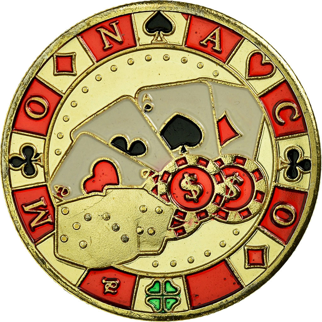 France, Jeton, Jeton Touristique, Monaco - Monte-Carlo, Souvenirs et Patrimoine