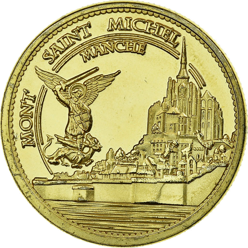 Francia, Token, Touristic token, 50/ Abbaye du Mont-Saint-Michel, Souvenirs et