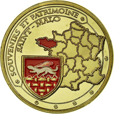 France, Jeton, Jeton Touristique, Saint-Malo - Cité Corsaire, Souvenirs et