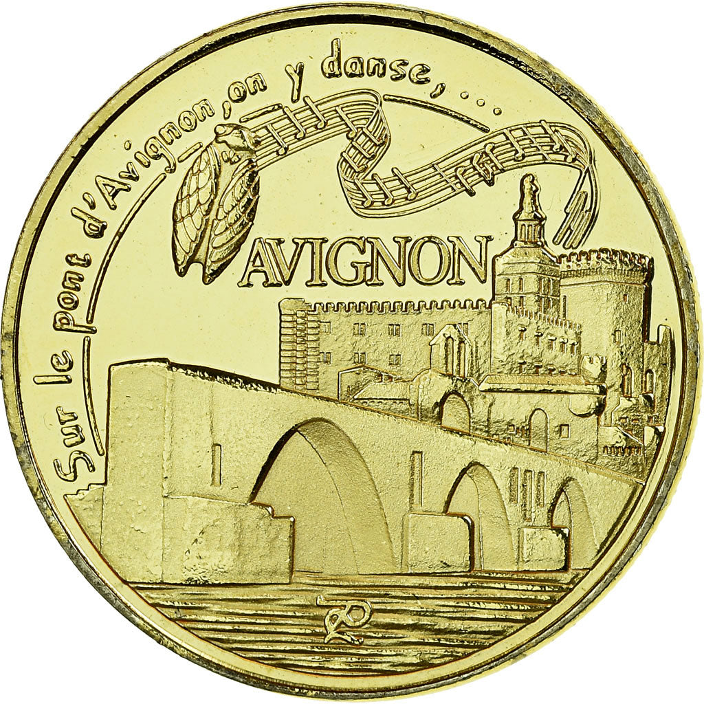 France, Token, Touristic token, Avignon - Sur le pont ..., Souvenirs et