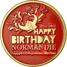 Frankrijk, Token, Toeristisch fiche, Normandie - Happy Birthday - 911-2011