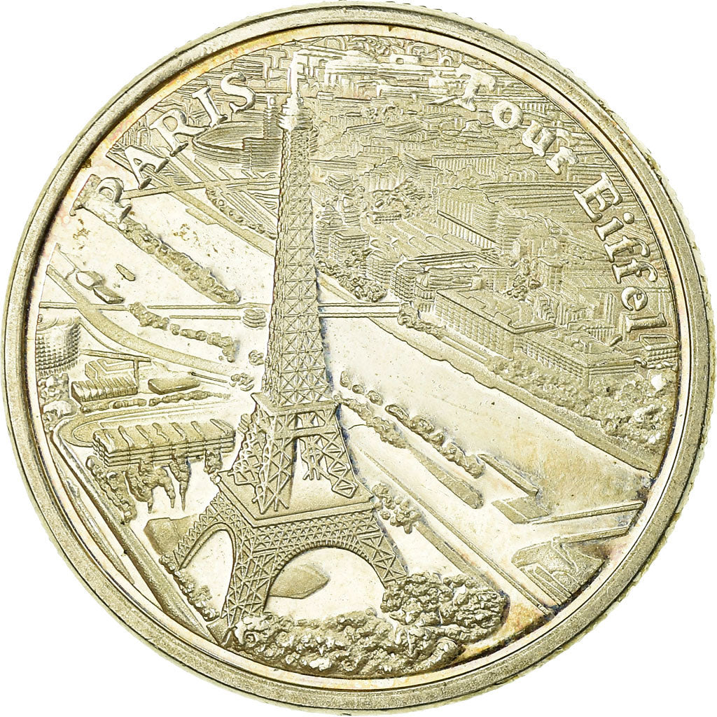 France, Token, Touristic token, Paris - La Tour Eiffel et la Seine, Souvenirs et
