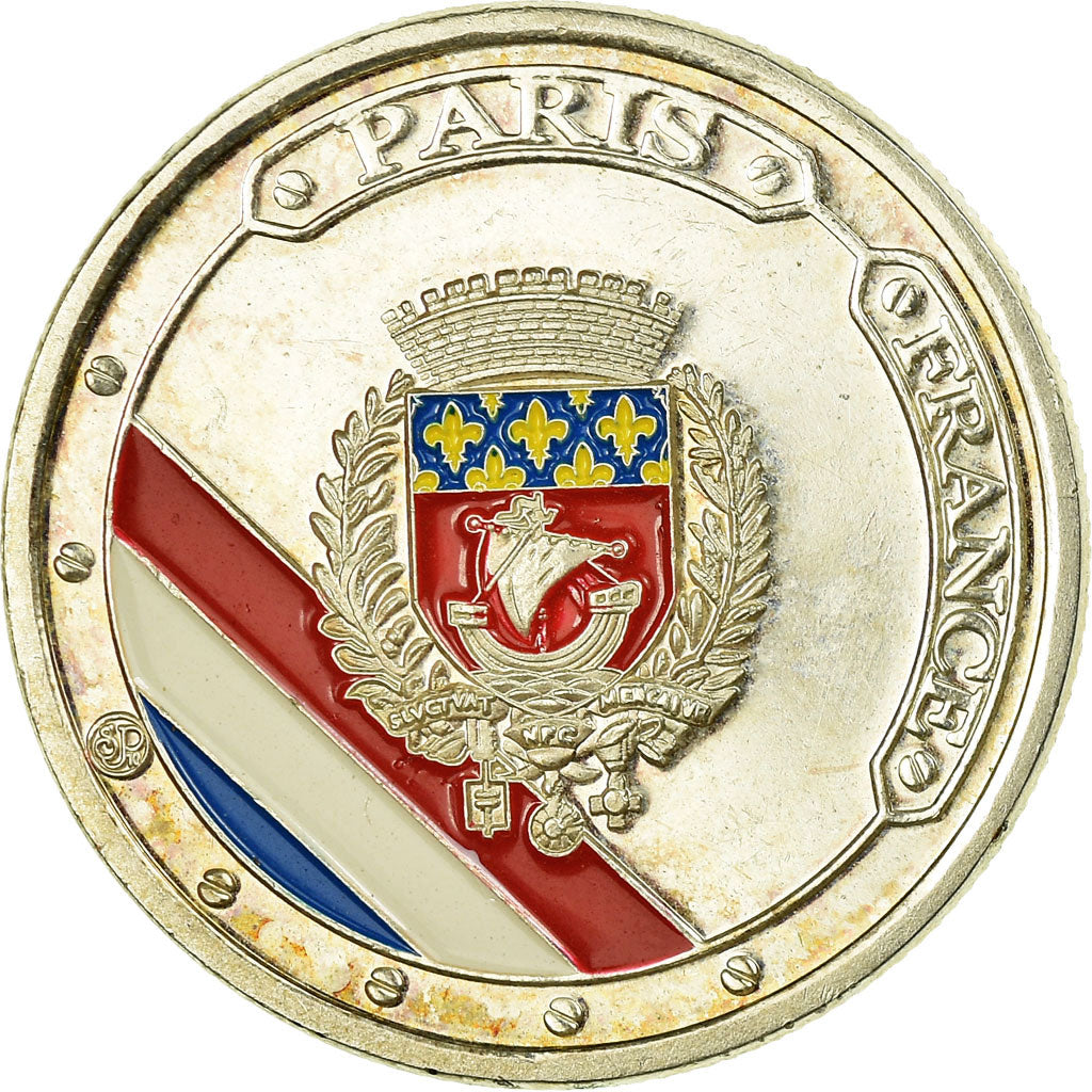 France, Token, Touristic token, Paris - La Tour Eiffel et la Seine, Souvenirs et
