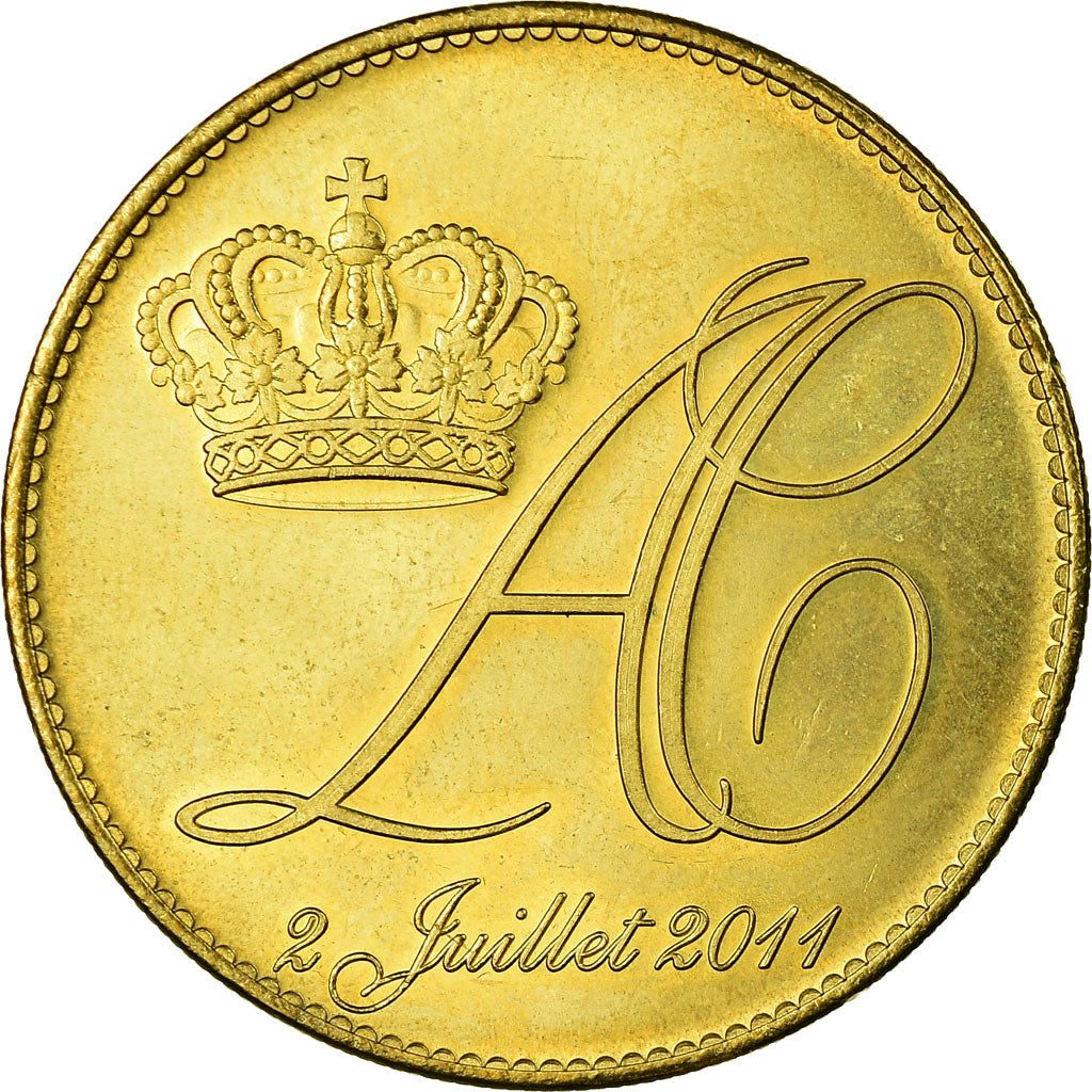 France, Token, Touristic token, Monaco - Mariage princier - Albert et Charlène