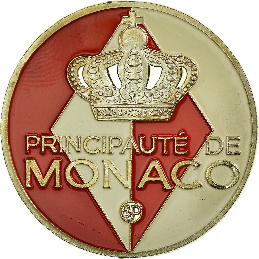 France, Token, Touristic token, 98/ Monaco - Le Rocher, AU(55-58), Cupro-nickel