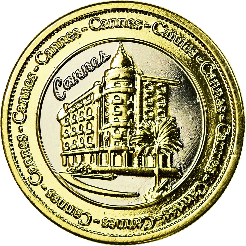 France, Token, Touristic token, Cannes - Ville du cinéma, AU(55-58)