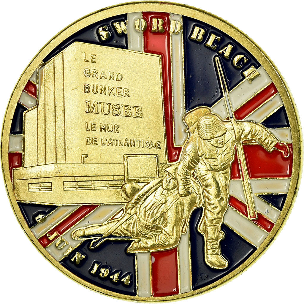 France, Token, Touristic token, D.Day - Sword Beach - 6 juin 1944, Souvenirs et