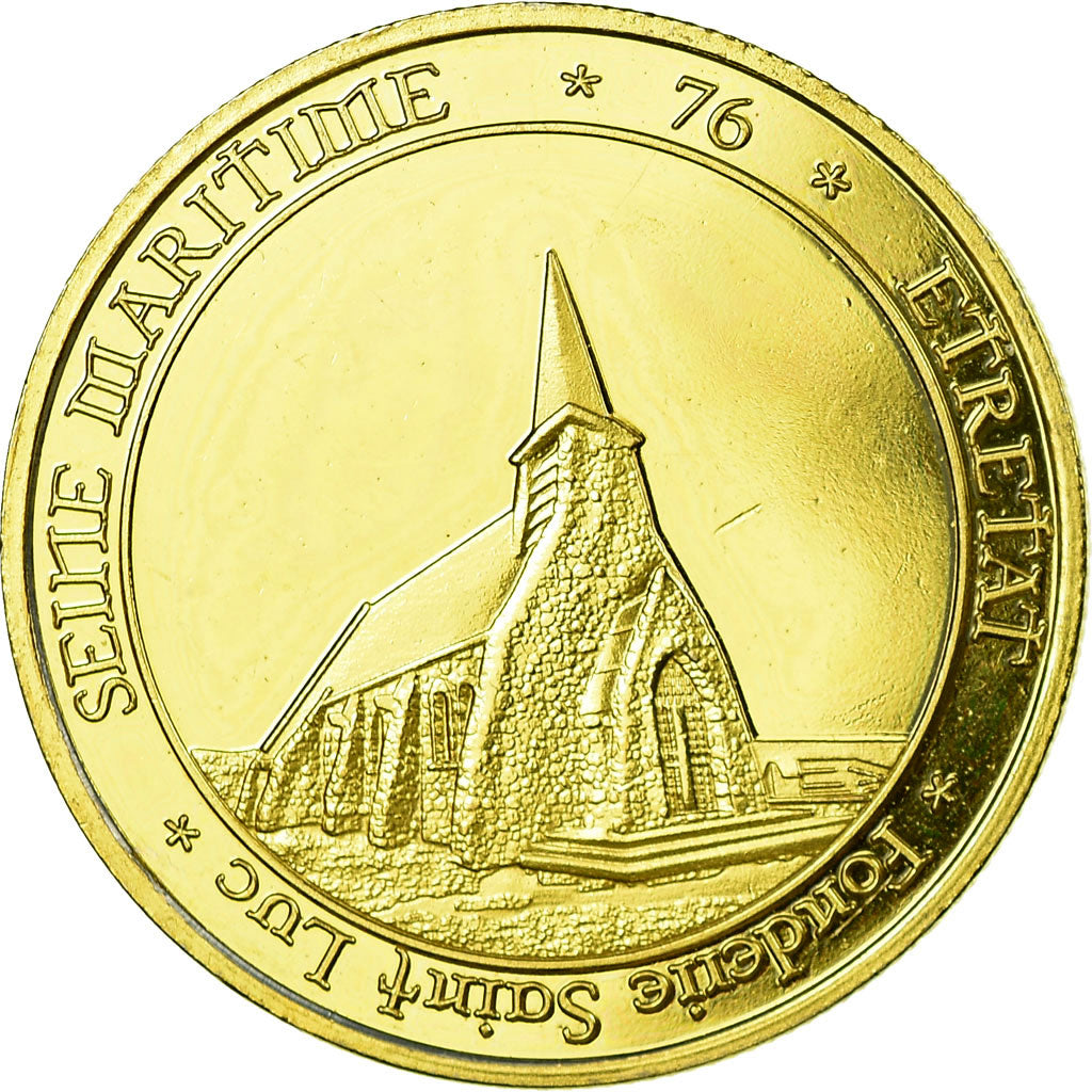 France, Jeton, Jeton Touristique, Etretat - Les Falaises et l'Aiguille, Fonderie