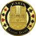 France, Token, Touristic token, 75/ Paris - Notre-Dame, AU(55-58), Cupro-nickel