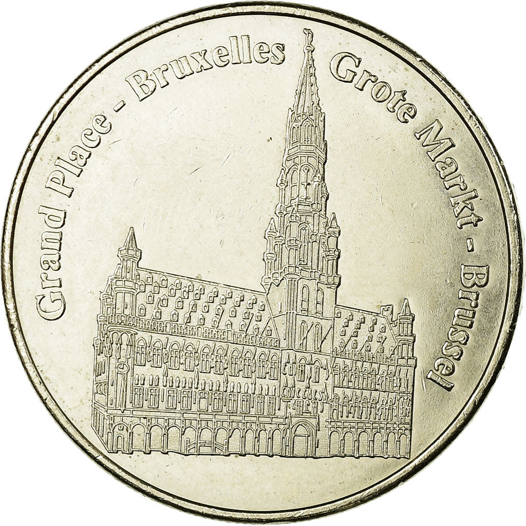 Belgique, Jeton, Jeton Touristique, Bruxelles - Grand'Place, Arts & Culture