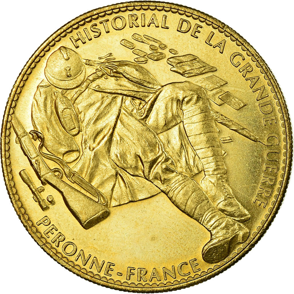 Frankreich, Token, Touristic token, Peronne - Historial - Soldat, 2013, Arthus