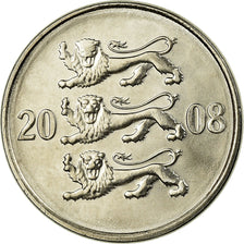 Monnaie, Estonia, 20 Senti, 2008, no mint, FDC, Nickel plated steel, KM:23a