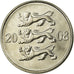 Monnaie, Estonia, 20 Senti, 2008, no mint, FDC, Nickel plated steel, KM:23a