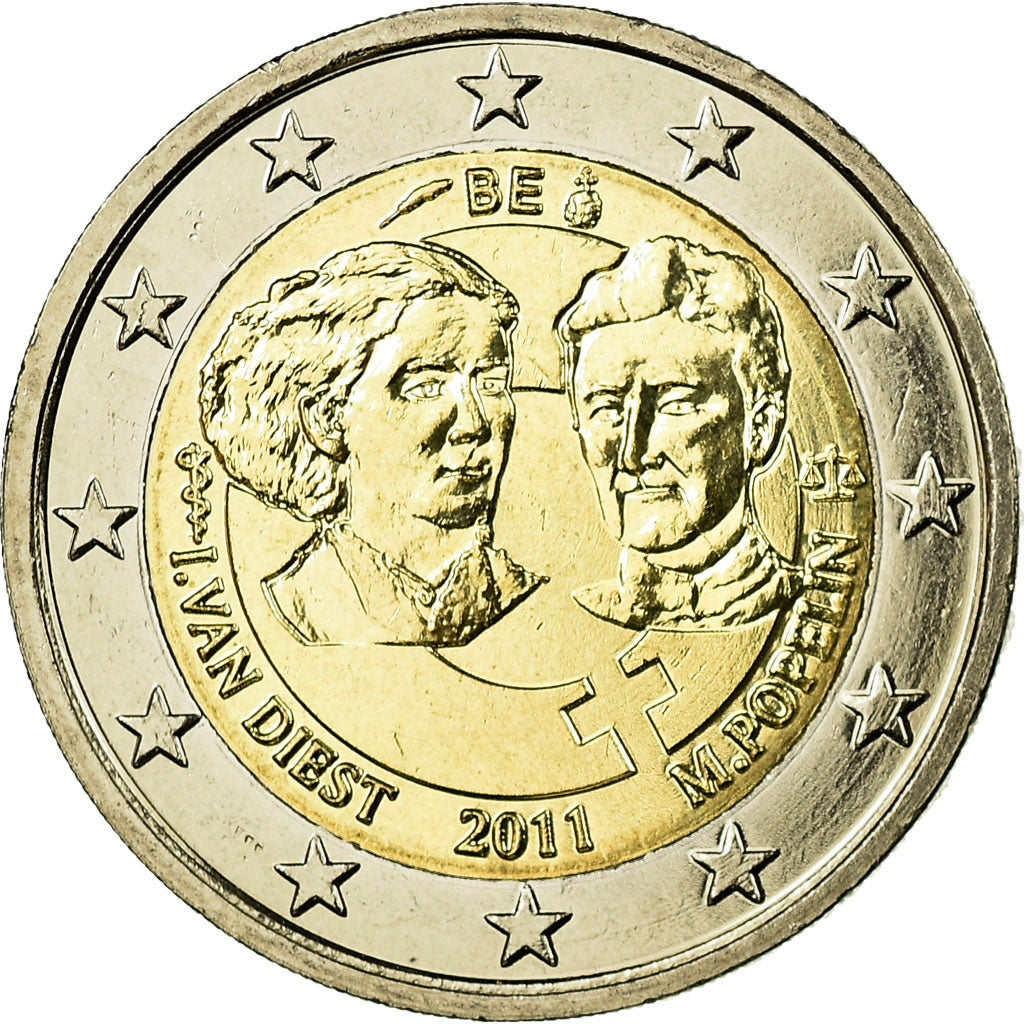 België, 2 Euro, 2011, UNC-, Bi-Metallic, KM:308