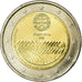 Portogallo, Droits de l'Homme, 2 Euro, 2008, SPL, Bi-metallico, KM:784
