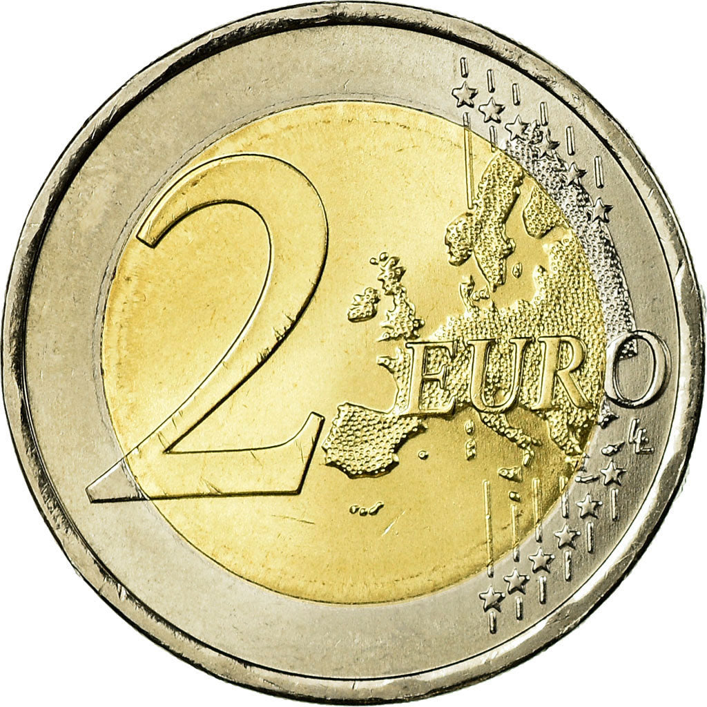 Portogallo, Droits de l'Homme, 2 Euro, 2008, SPL, Bi-metallico, KM:784