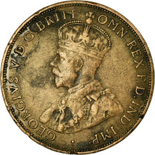 Coin, Australia, George V, Penny, 1917, VF(30-35), Bronze, KM:23