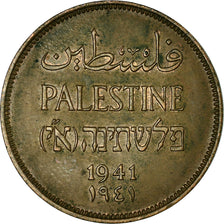 Coin, Palestine, 2 Mils, 1941, AU(55-58), Bronze, KM:2