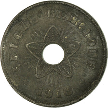 Coin, Belgium, 50 Centimes, 1918, EF(40-45), Zinc, KM:83