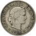SWITZERLAND, 5 Rappen, 1888, Bern, KM #26, VF(30-35), Copper-Nickel, 17.15, 1.96