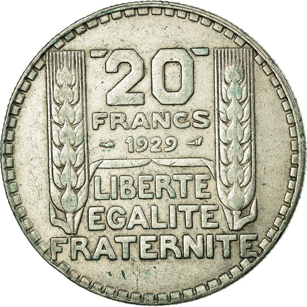 Coin, France, Turin, 20 Francs, 1929, Paris, EF(40-45), Silver, KM:879