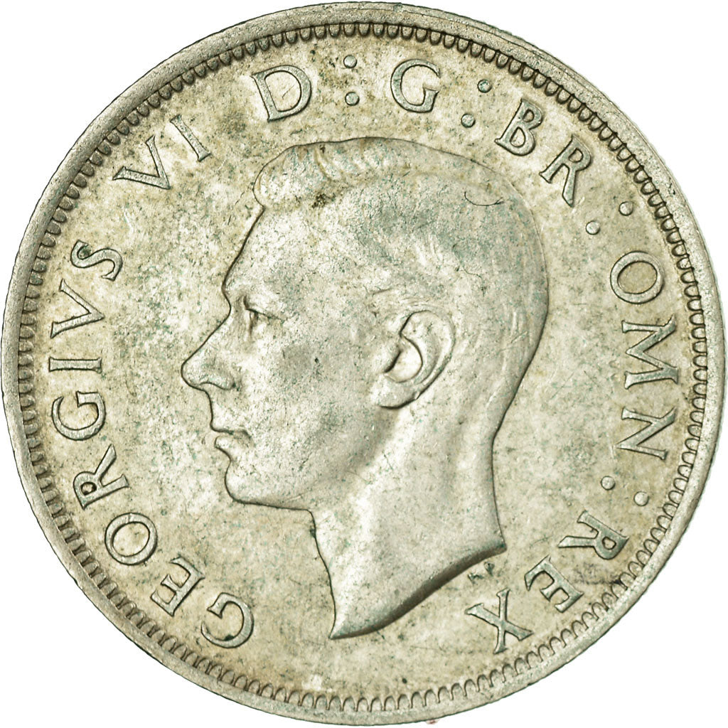 Coin, Great Britain, George VI, 1/2 Crown, 1942, EF(40-45), Silver, KM:856