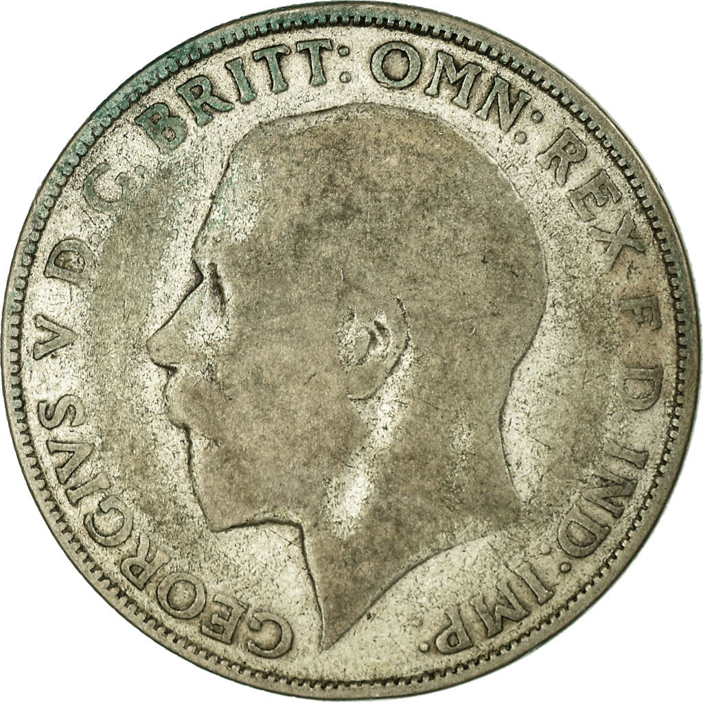 Coin, Great Britain, George V, Florin, Two Shillings, 1924, VG(8-10), Silver