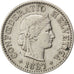 SWITZERLAND, 5 Rappen, 1897, Bern, KM #26, AU(50-53), Copper-Nickel, 17.15, 1.97