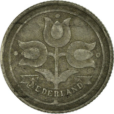 Moneda, Países Bajos, Wilhelmina I, 10 Cents, 1941, BC+, Cinc, KM:173