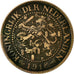 Coin, Netherlands, Wilhelmina I, 2-1/2 Cent, 1918, EF(40-45), Bronze, KM:150