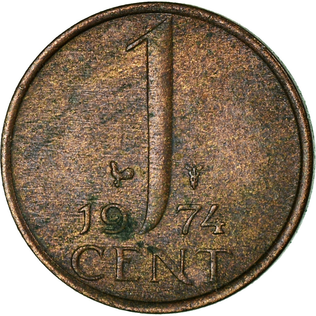 Münze, Niederlande, Juliana, Cent, 1974, S+, Bronze, KM:180