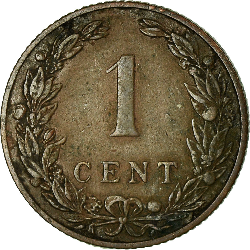Coin, Netherlands, Wilhelmina I, Cent, 1906, VF(30-35), Bronze, KM:132.1