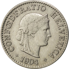 Suisse, Confédération Helvétique, 5 Rappen 1904 B, KM 26