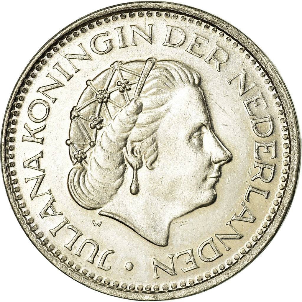 Coin, Netherlands, Juliana, Gulden, 1978, AU(55-58), Nickel, KM:184a