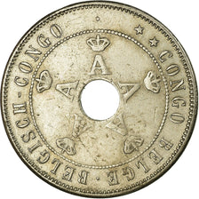 Moneta, Congo belga, 20 Centimes, 1911, BB, Rame-nichel, KM:19