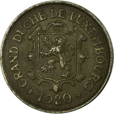 Coin, Luxembourg, Charlotte, 25 Centimes, 1920, EF(40-45), Iron, KM:32