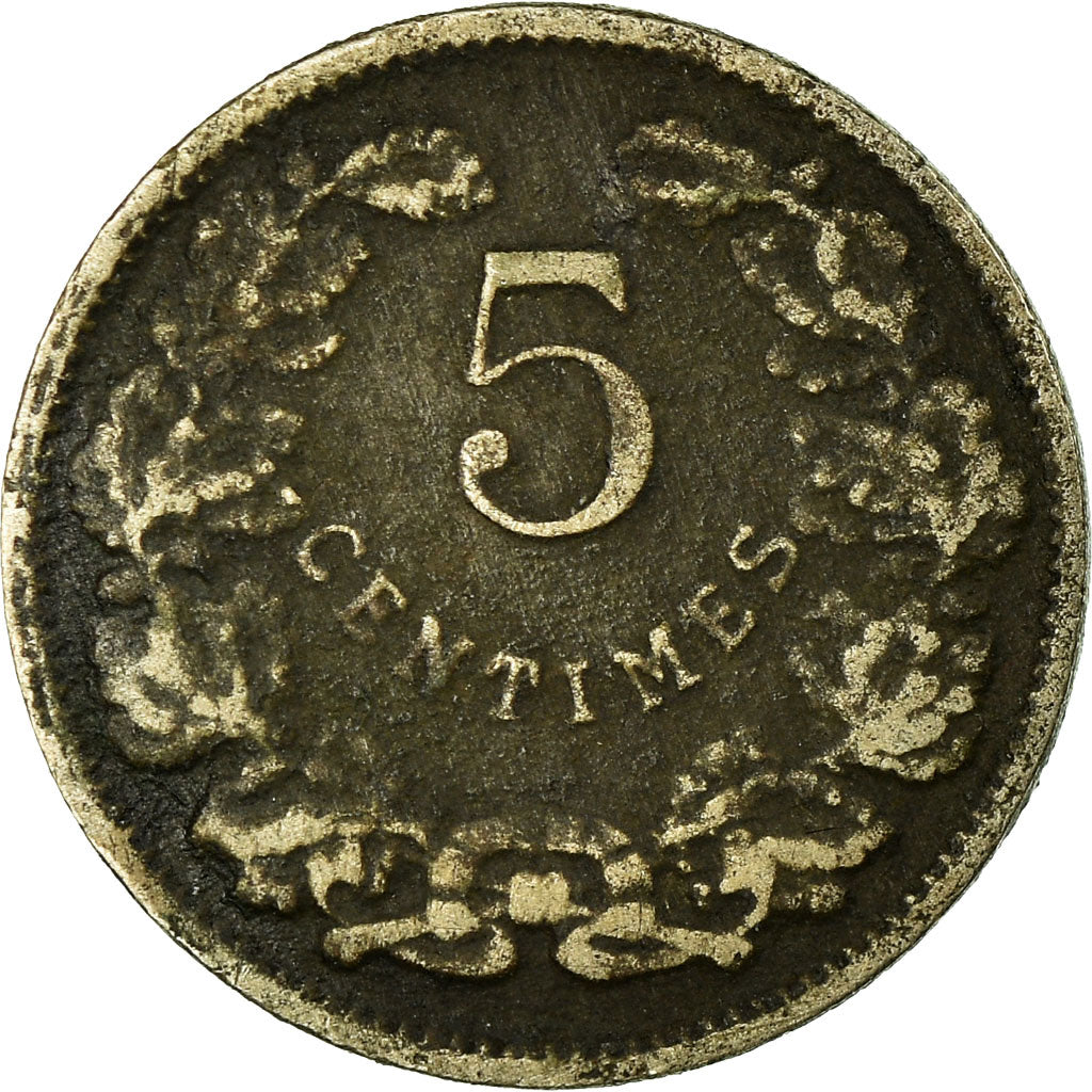 Coin, Luxembourg, William IV, 5 Centimes, 1908, VF(30-35), Copper-nickel, KM:26