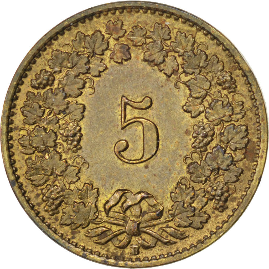 Svizzera, 10 Rappen, 1918, Bern, SPL-, Rame-nichel, KM:27