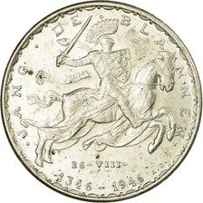 Coin, Luxembourg, Charlotte, 20 Francs, 1946, EF(40-45), Silver, KM:47
