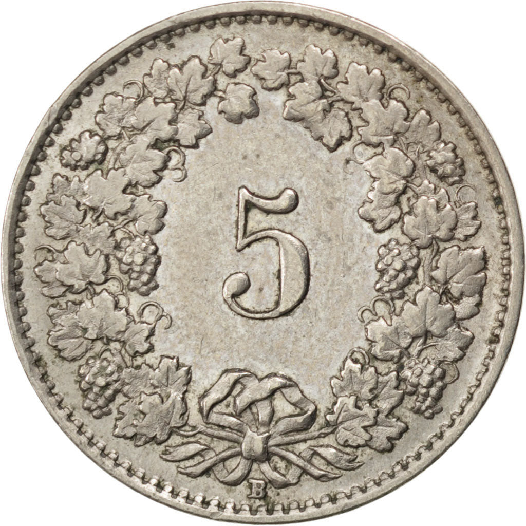 Svizzera, 5 Rappen, 1930, Bern, SPL-, Rame-nichel, KM:26