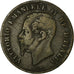 Coin, Italy, Vittorio Emanuele II, 5 Centesimi, 1861, Milan, EF(40-45), Copper