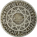 Moneda, Marruecos, Mohammed V, 5 Francs, AH 1370/1951, Paris, BC+, Aluminio